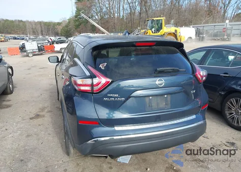 2016 Nissan Murano Sv из США, поврежденный, VIN 5N1AZ2MG5GN167654